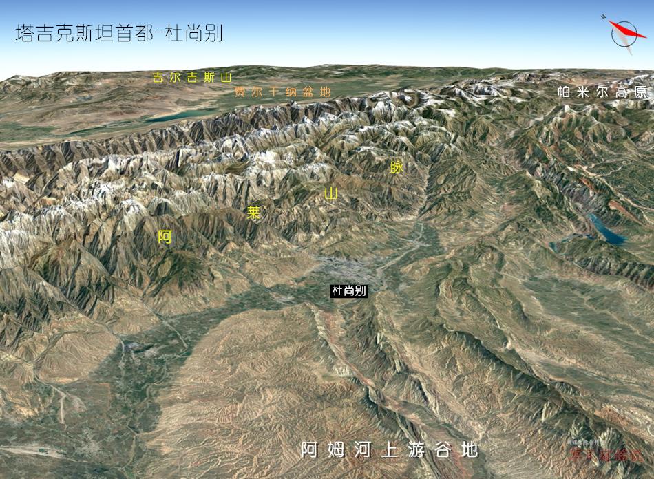 杜尚别海拔高度与地理特征深度探究