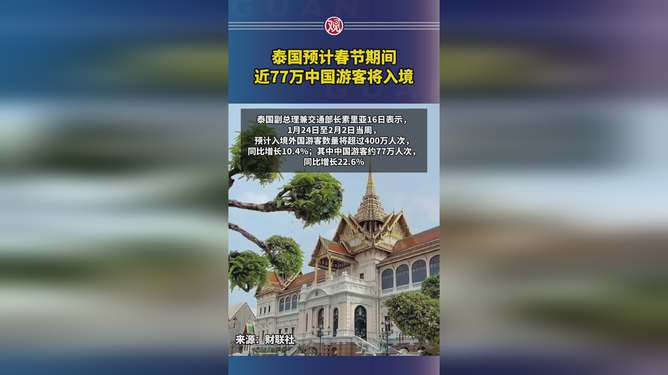 泰国旅游业繁荣迎近77万中国游客入境，挑战与机遇共存